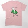 To The Disco-Unicorn Riding Triceratops T-Shirt thd
