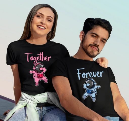 Together Forever Couple T Shirt thd