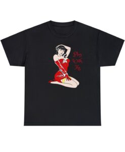 Play with Me Pin Up Girl T-shirt thd