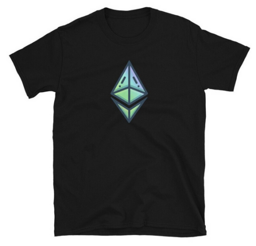 Ethereum Logo Rainbow T-Shirt thd
