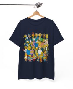 The Simpsons Springfield Group Montage Bart Homer T-Shirt thd