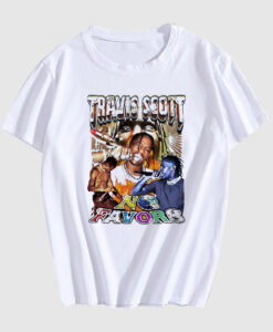 Travis Scott No Favors Graphic T Shirt thd