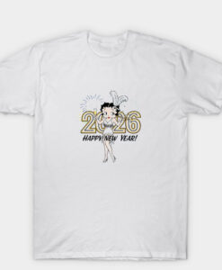 Betty Boop Christmas New Year Holiday T Shirt
