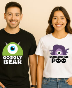 Googly Bear And Schmoopsie Poo Couple T-Shirt