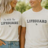 I'm With The Lifeguard Couple T-Shirt