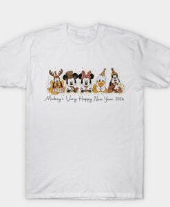 Mouse And Friends New Year T Shirt