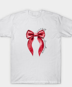 Christmas Ribbon Merry Christmas T Shirt