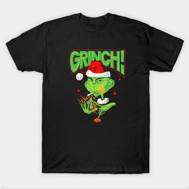 Grinch Stole Christmas Santa Claus T Shirt