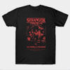 Stranger Things Black 5 Mind Flayer Group Poster T-Shirt